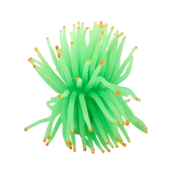 Aquarium Decorative Green Silicone Sea Anemone Fish Tank Ornament - Image 4