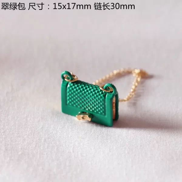 Dollhouse mini metal bag accessories fashion decoration miniature model ornaments OB11 shooting scene accessories - Image 6