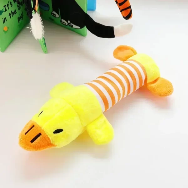 Duck, Elephant, Pig, Pet Grinding Toy, Plush Dog Chewing Toy, Durable Small and Medium Sized Dog, Cute Animal Shaped Puppy Toy - Image 3