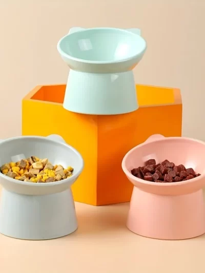 1pcs Raised Cat Food Bowls Anti Vomiting, Pet Food Bowl for Flat-Faced Cats,Small Dogs,Protect Pet's Spine,Dishwasher Safe