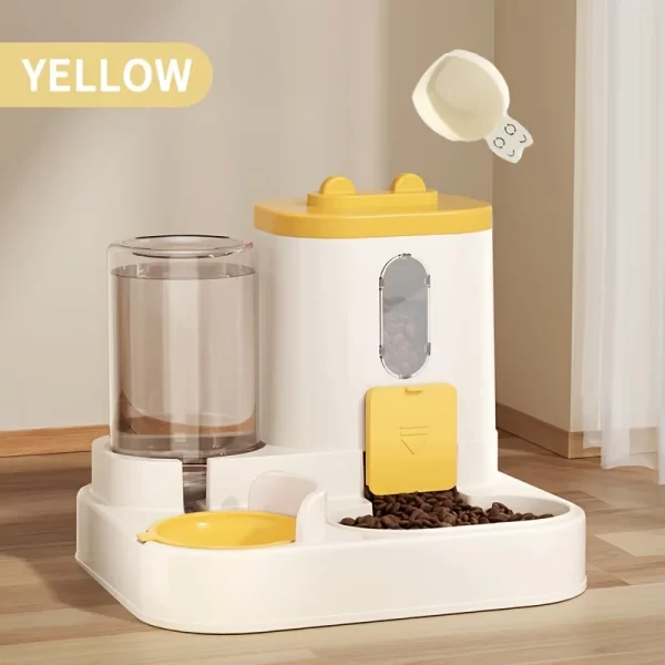 2in 1 Cat Food Dispenser Water and Food Integrated Fully Automatic Cat Food Feeding and Water Dispenser Cute Water Dispenser - Image 8
