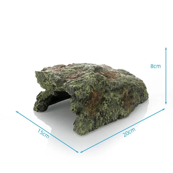 Reptile Hiding Hole Climbing Sunbathing Platform Turtle Hiding Hole Resin Decoration And Scenery Fish Tank Aquarium Landscape - Image 9