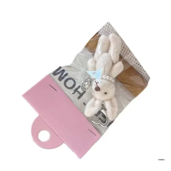 Creative Rabbit/Bear Keyring Bag Pendant Trendy Car Keychain Bag Accessory - Image 17