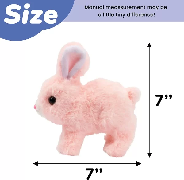 Cute Interactive Electronic Pet Rabbit Toy – Sound and Action Features for Fun Playtime Perfect Gift for Kids Desktop ornaments - Image 4