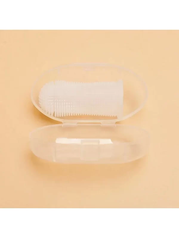 Pet Finger Toothbrush Cleaning Products for Cats and DogsOral Cleaning ToothbrushesSilicone Bristles - Image 4