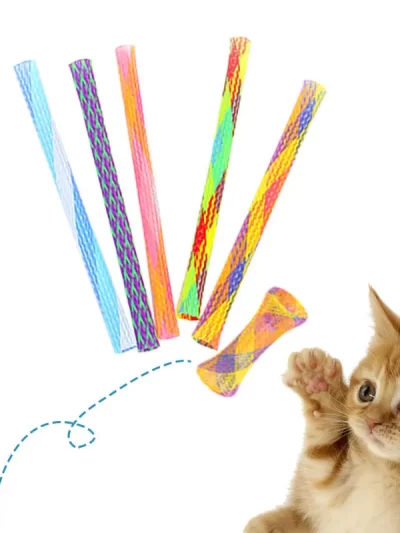 Cat Toy Telescopic Cat Stick Cat Toy Spring Interactive Play Chasing Pet Supplies