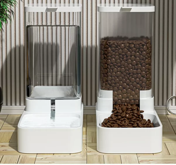Pet Automatic Feeder Gravity Dispenser Food Storage Bucket Large Capacity Food Grade Materials Simple Cleaning for Cat Dog - Image 13