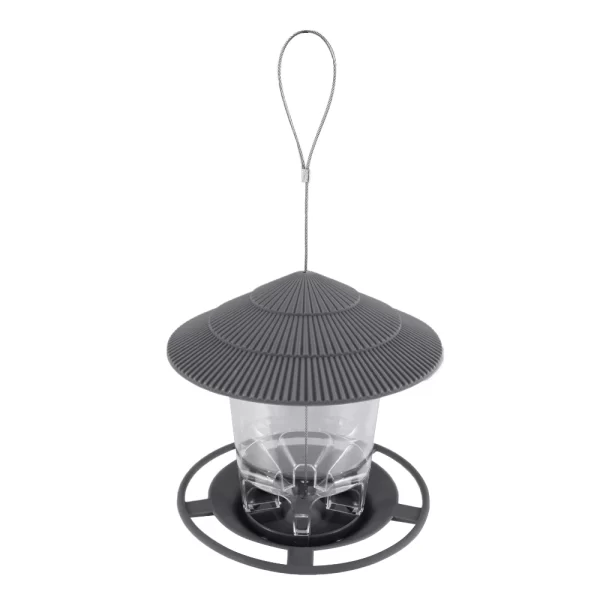 Bird Feeder Automatic Hanging Outdoor Garden Gazebo Wild Bird Feeding Container With Hang Rope House Decor Pet Supplies - Image 7