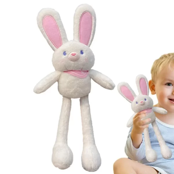 Pull The Rabbit Basket Stuffers Rabbit Keychain Pull Up Rabbit Plush Toys Soft Plushie Toys Stress Relief Rabbit Toy Birthday - Image 17