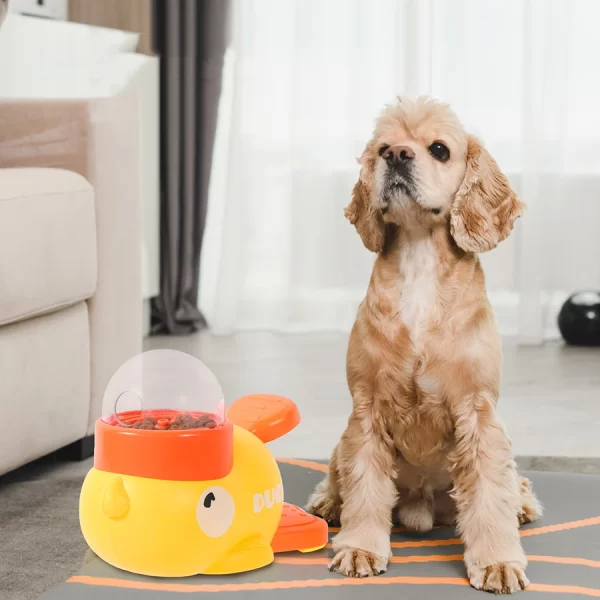 Pet Treat Dispenser, Automatic Snack Feeder for Cat Dog, Anti-Gulping Slow Feeder Bowls for Healthy Eating for Pet Accessories - Image 8