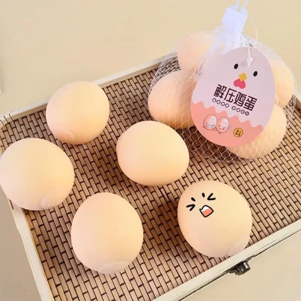 Egg Squeeze Toys youn Smart Eggs young peop Educational Toy Funny DecompressionVent Egg Squeeze Ball Gift SquishyStresd Reliever - Image 3