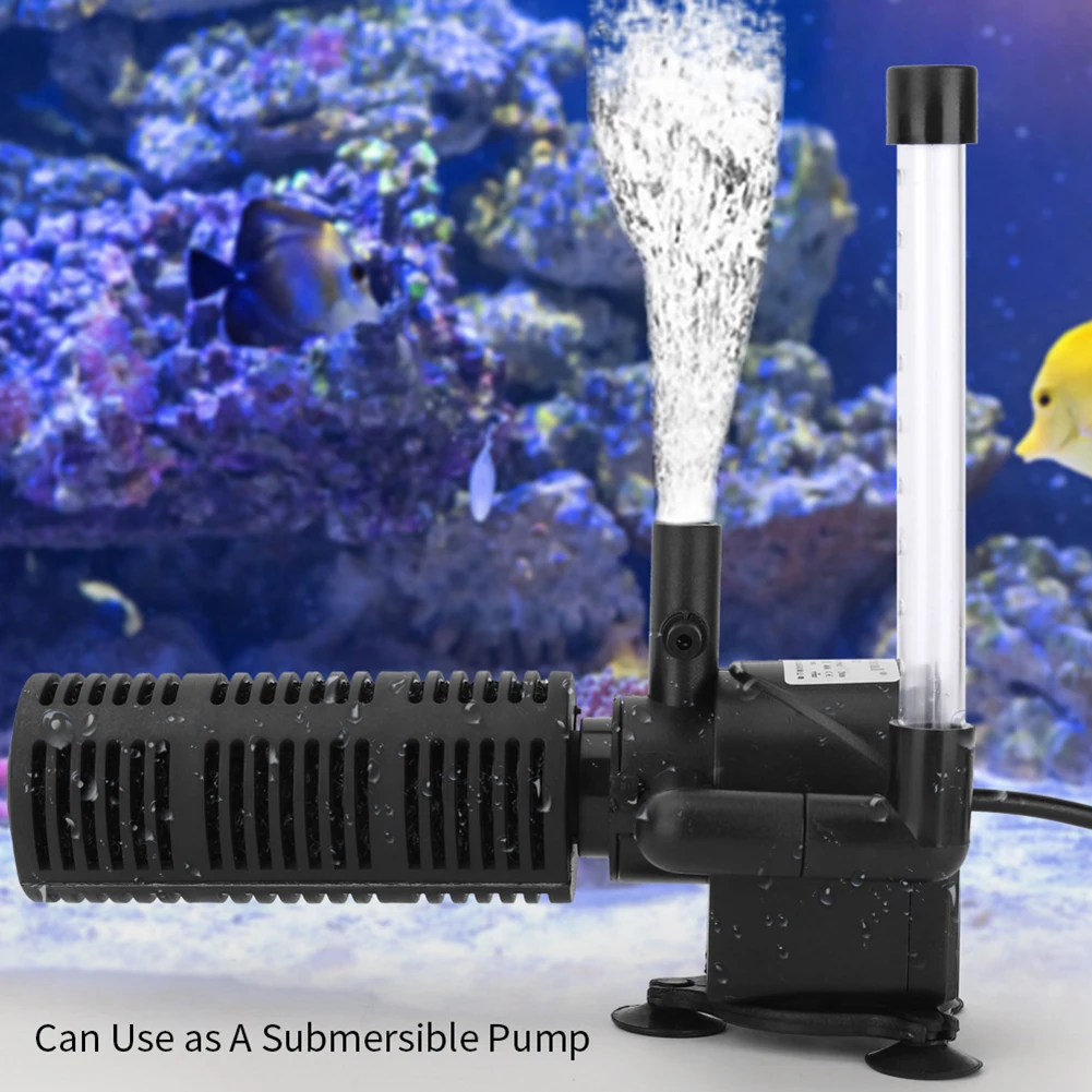 3 in 1 Silent Aeration Water Purifier Internal Pump Submersible Aquarium Filter Oxygen Submersible Water Purifier Accessories - Image 12