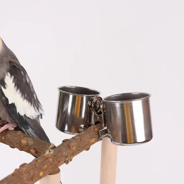 Budgies Cage Toy Stand Swing Parrots Feeding Cup Gym Toy Bridge Climbing Toy for Parakeets Cockatiel Dropshipping Bird Supplies - Image 5