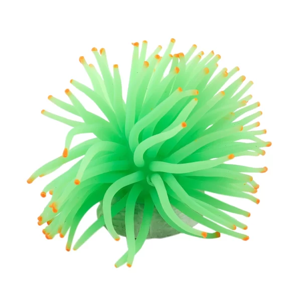 Aquarium Decorative Green Silicone Sea Anemone Fish Tank Ornament - Image 6