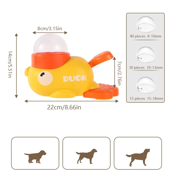 Pet Treat Dispenser, Automatic Snack Feeder for Cat Dog, Anti-Gulping Slow Feeder Bowls for Healthy Eating for Pet Accessories - Image 6