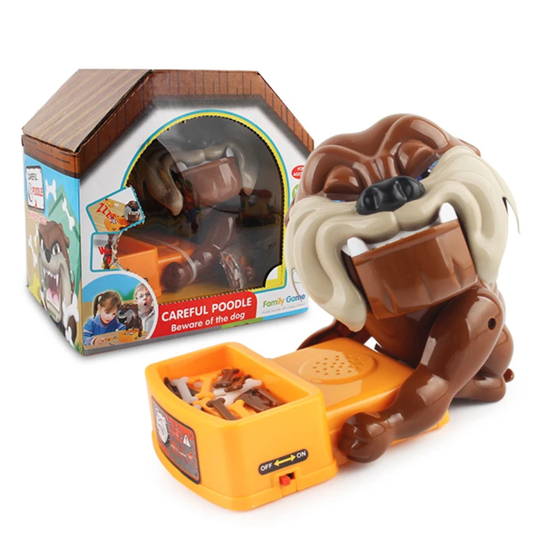 Bad Dog Tricky Toys Chew Bone Action Games Biting Wake Dog Parents Interactive Toys Party Family Game Kids Xmas Gift - Image 2