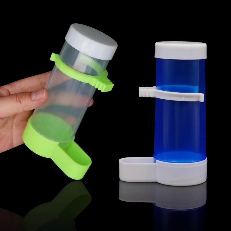 1Pcs Pet Bird Parrot Automatic Drinker Cups Feeder Bottle Bird Cage Parrot Feeding Tool Automatic Feeder Bowls And Drinkers - Image 5