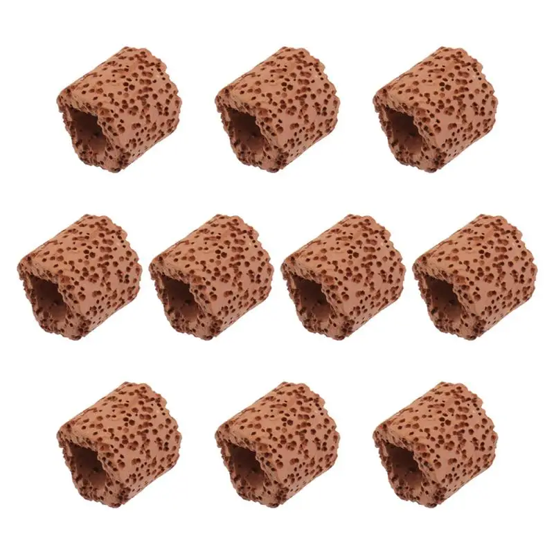 10pcs Aquarium Ceramic Holder For Plants Weights Pot Aquatic Filter Fish Tank Media Aquarium Breeding Isolation Box Function - Image 11