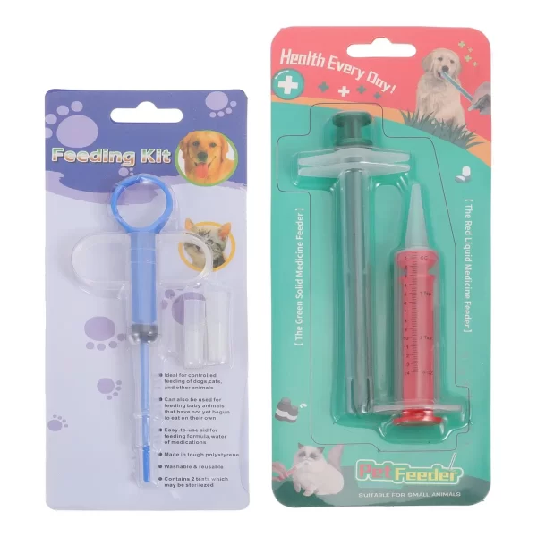Pet Medicine Feeder 2 Sets Tablet Feeders Pill Dispensers Shooters for Cats Dogs Durable Safe Easy Use Home Pet Store - Image 6