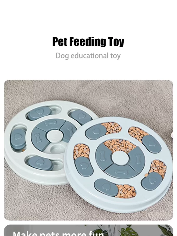 Pet Feeder Dog Educational Toys Increase Puppy Intellectual Food Dispenser Interactive Educational Feeding Toys - Image 9