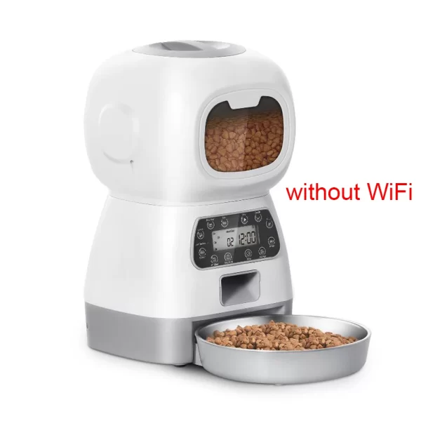 3.5L Automatic Pet Feeder For Cats WiFi Smart Swirl Slow Dog Feeder With Voice Recorder Large Capacity Timing Cat Food Dispenser - Image 7