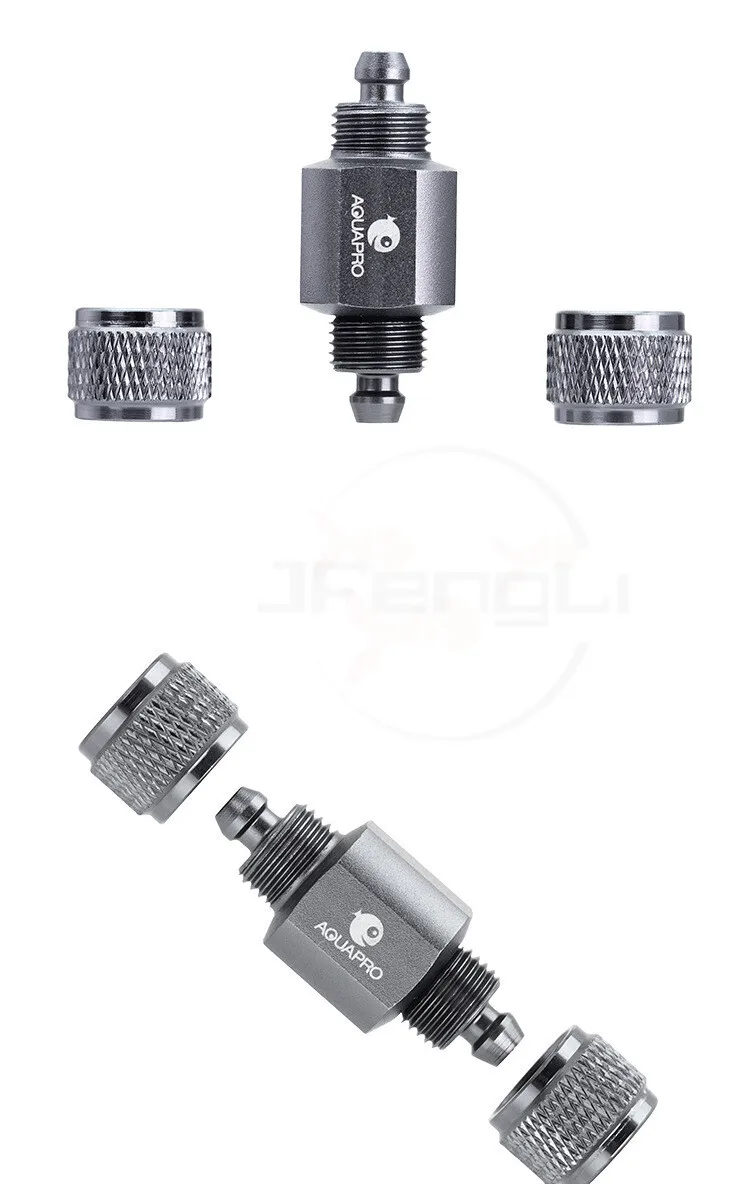 CO2 Aluminiumalloy Check Valve Aquarium Accessories Fish Tank Supplies Equipment Akvarium Checker Terrarium Fishbowl Cylinder - Image 13