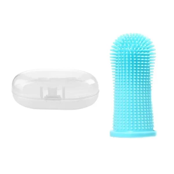 Pet Finger Toothbrush Cleaning Products for Cats and DogsOral Cleaning ToothbrushesSilicone Bristles - Image 10
