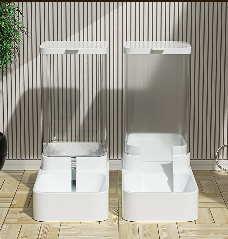 Automatic Cat Feeder & Water Dispenser with Gravity Food Storage Container for Cats and Dogs - Image 28