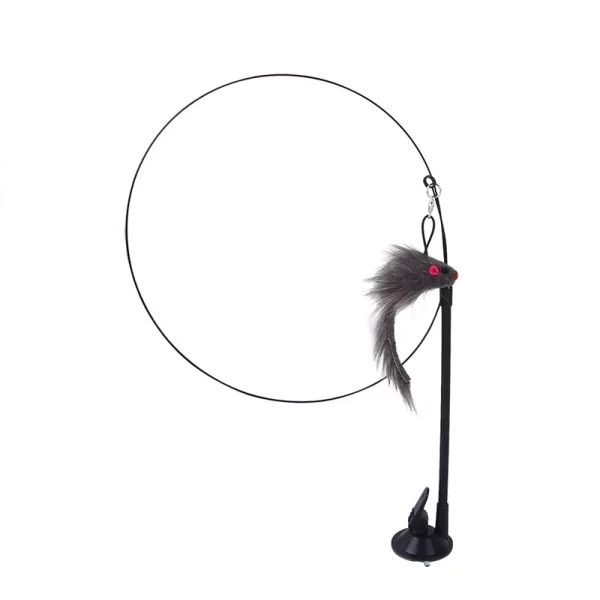 Cat Toys Simulation Bird interactive Sucker Feather Bird with Bell Cat Stick Toy for Kitten Playing Teaser Wand Toy Cat Supplies - Image 10