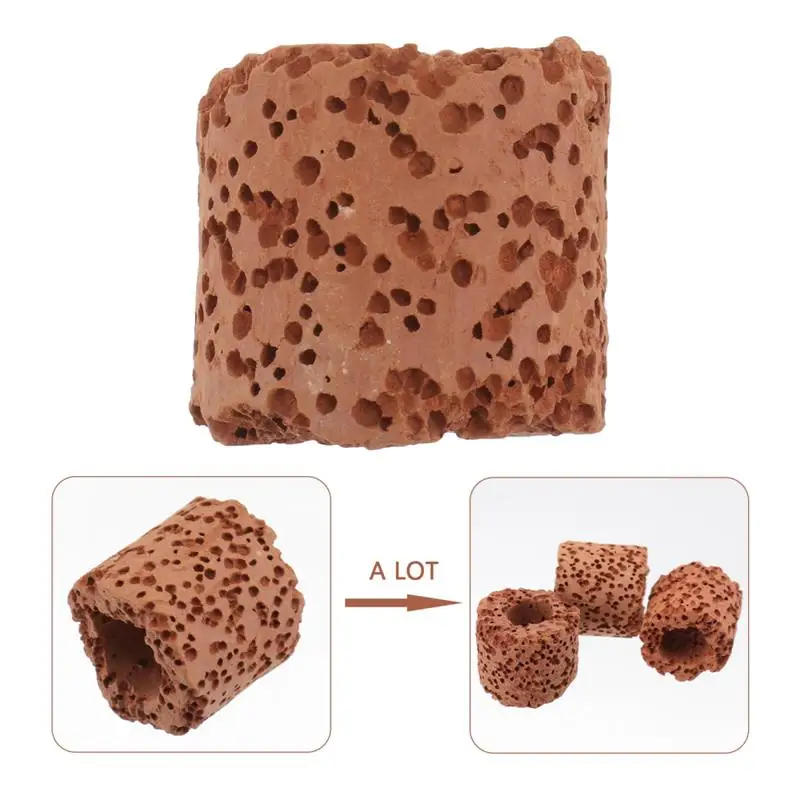 10pcs Aquarium Ceramic Holder For Plants Weights Pot Aquatic Filter Fish Tank Media Aquarium Breeding Isolation Box Function - Image 12