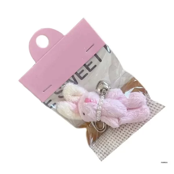 Creative Rabbit/Bear Keyring Bag Pendant Trendy Car Keychain Bag Accessory - Image 16