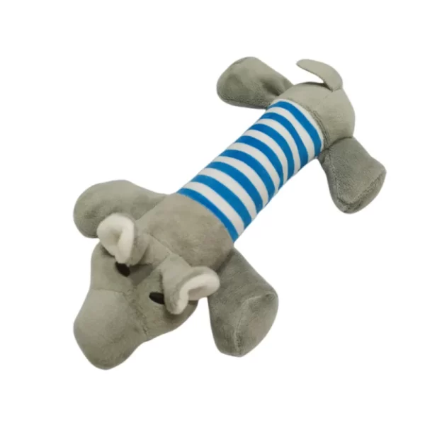 Cute Pet Dog Cat Plush Squeak Sound Dog Toys Funny Fleece Durability Chew Molar Toy Fit for All Pets Elephant Duck Pig - Image 5