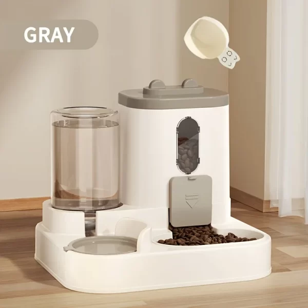 2in 1 Cat Food Dispenser Water and Food Integrated Fully Automatic Cat Food Feeding and Water Dispenser Cute Water Dispenser - Image 6