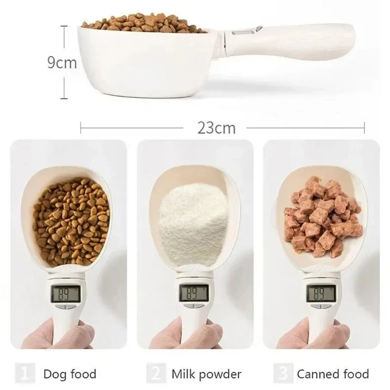 Pet Food Measuring Spoon Scale Kitchen Digital Food Measuring Spoon Suitable for Cat and Dog Food Measuring Digital Spoon Scale - Image 11