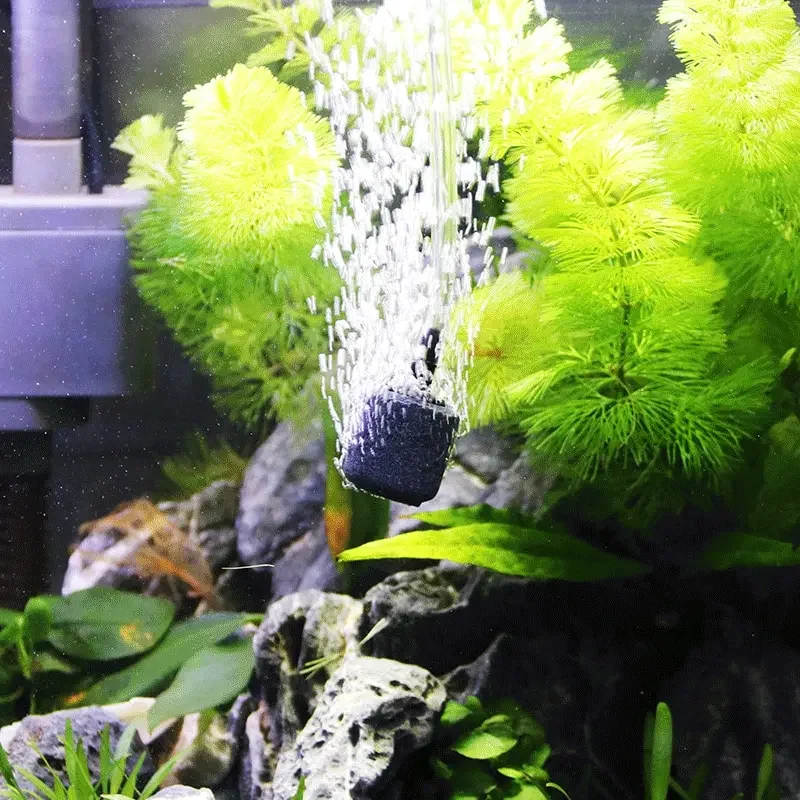 Aquarium Air Pump Accessories Kit with Air Stone Bubble Aerator, Check Valves, Suction Cups, Air Tube, for Fish Tank Oxygen Pump - Image 2