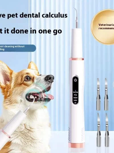 Dog Cat Grooming Smart Dental Ultrasonic Scaler Pet Household Tooth Stone Remover Tooth CleanerTooth Oral Cleaning Care Kit
