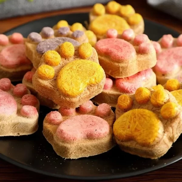 10/20/50Pcs Cat Snacks Cat Biscuit Freeze-Dried Cat Claw Biscuits Dog Snacks Nutrition Fattening Snack Cat Training Reward Snack - Image 5