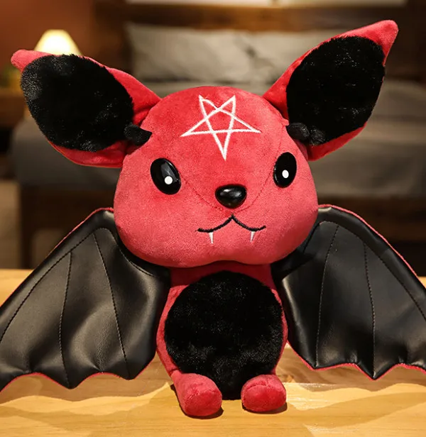 30cm Halloween Plushy Four-color Demon Bat Cartoon Soft Model For Boys and Girls Christmas Halloween Holiday Gifts - Image 7