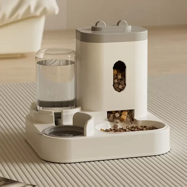 New automatic feeder cat and dog food bowl with water dispenser pet large-capacity anti-overturning cat water dispenser - Image 8