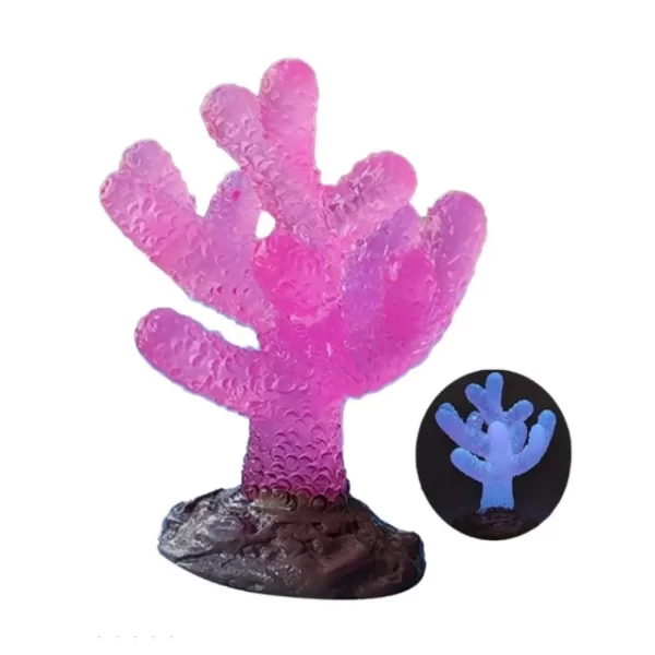 Undersea Artificial Fake Coral Water Plants Landscape Fish Tank Luminous Simulation Coral Aquarium Decoration Micro Ornaments - Image 7