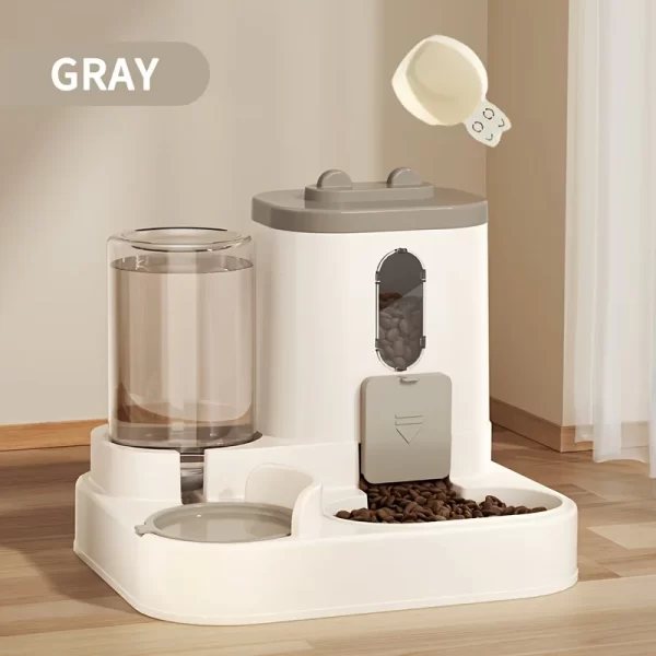 2in 1 Cat Food Dispenser Water and Food Integrated Fully Automatic Cat Food Feeding and Water Dispenser Cute Water Dispenser - Image 10