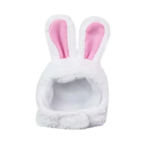 Funny Cat Headgear Cute Rabbit Ears Cap Warm Plush Ears Cat Accessories Hat PhotoProp Pet Bunny Cosplay Headdress Pet I8A8 - Image 4