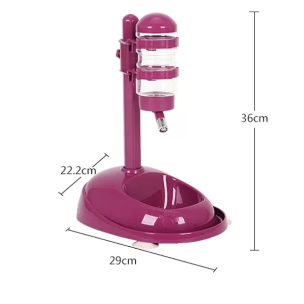 Dog Can Lift Water Cup Hanging Type Non-wet Mouth Automatic Drinking Fountain Pet Vertical Feeder Bowl - Image 8