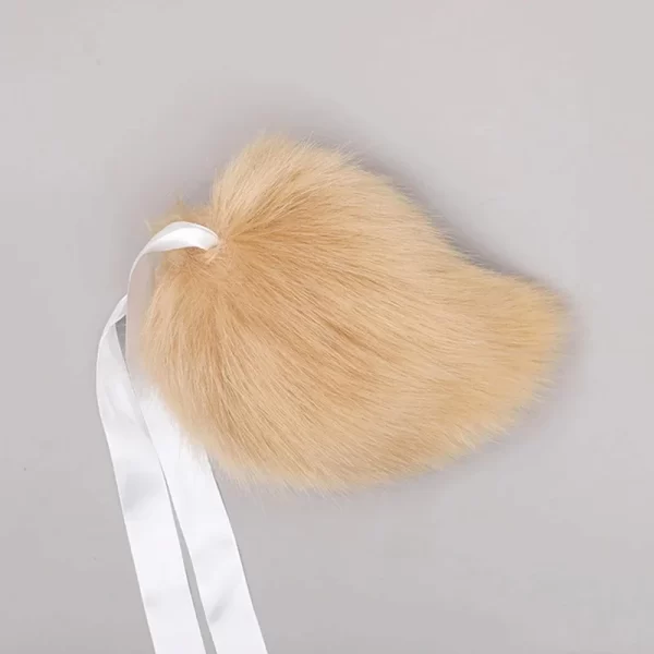Soft Artifical Plush Bunny Tail Halloween Party Animal Tails Black Rabbit Tail Halloween Party Cosplay Accessories Costume Props - Image 8