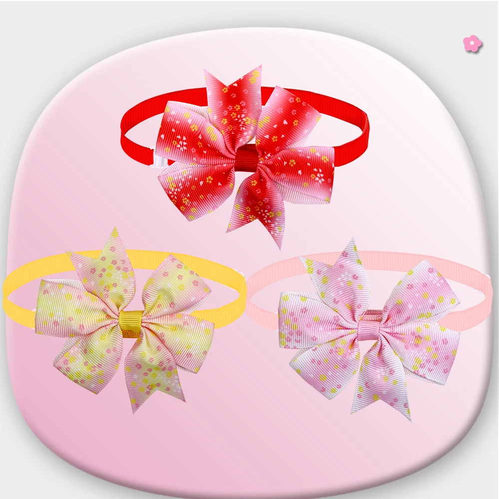 100pcs Spring Dog Accessories Pet Dog Bow Tie Small Dog Bowties Nekties Pet Dog Grooming Accessories Samll-Middle Dog Products - Image 3