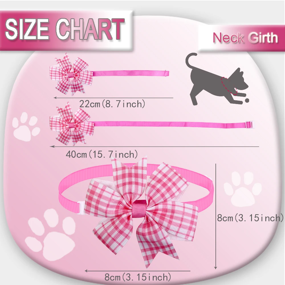 100pcs Spring Dog Accessories Pet Dog Bow Tie Small Dog Bowties Nekties Pet Dog Grooming Accessories Samll-Middle Dog Products - Image 9