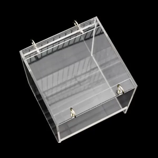 Deluxe Bird Bath Cage Adjustable Hanging Large Clear View Transparent Pet Parrot Bath Household Bird Cage Accessories C42 - Image 4
