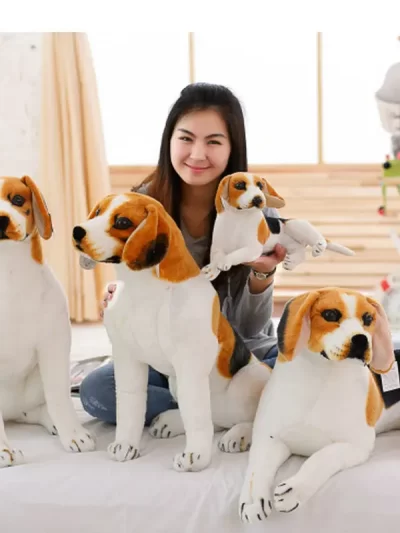 Huge Standing Dog plush Toys Cute Animal Soft Simulation Doll Birthday Gift Kids Toy Bedroom Decor Simulated Comfort Toys