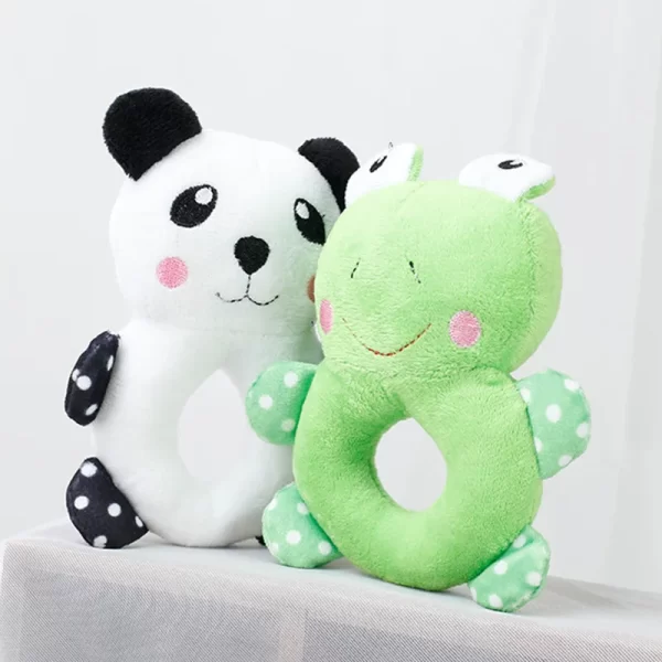YUDODO Stuffe Cartoon Panda Frog Rabbit Dog Soft Plush Pet Chew Toy For Small Dog Teddy Chihuahua Puppy Cat Interactive Toys - Image 4