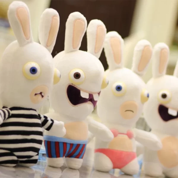Funny Dog Toys Pet Puppy Chew Squeaker Squeaky Plush Sound Toy Crazy Rabbit Stuffed cotton bite Squeaking Toy for small dog - Image 2